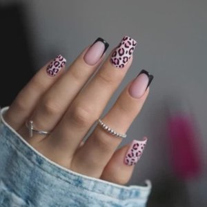 Маникюр на квадратную форму ногтей. Осень 2022??