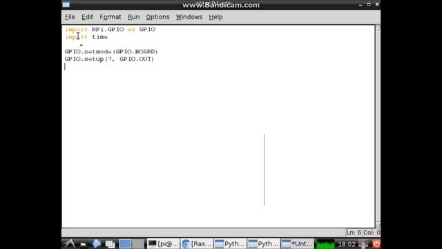 Raspberry Pi. Урок 4: Работа с GPIO, мигание светодиодом, Python смотреть онлайн