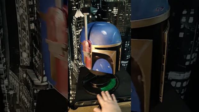 custom mandalorian helmet update!! the Battle worn edition! music by Ludwig goransson