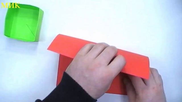 Как сделать КОРОБОЧКУ из бумаги. Оригами коробочка. Поделки из бумаги