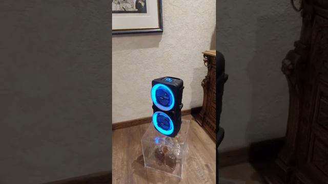 Беспроводная колонка LOONA PartySound L33 большая и мощная 60 Вт динамическая музыкальная подсветка смотреть онлайн