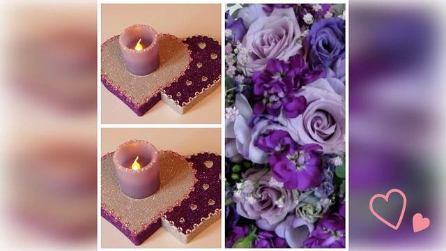 Оригинальный подсвечник-сердечки💕,своими руками,обзор.