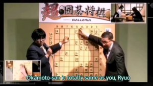 Shogi Nobuhiko Okamoto VS A female champion(Manao Kagawa)［March comes like a lion Nikaido's voice