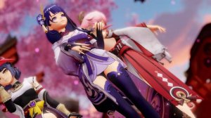 【Genshin MMD】Raiden Ei Yae Miko Kujou Sara - Tougen Renka GARNiDELiA