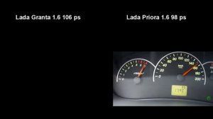 Лада Гранта со 127-м мотором 106 л.с. против Лады Приоры 98 л.с. 0-170 км/ч