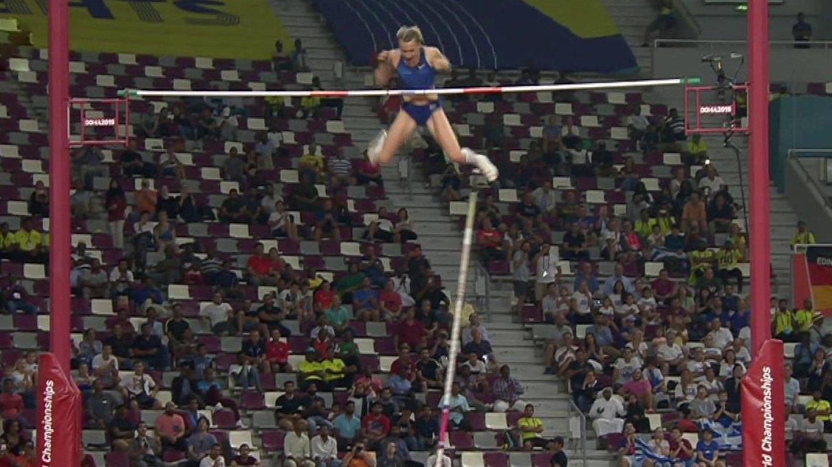 Россиянка Анжелика Сидорова завоевала золото на Чемпионате мира по легкой атлетике в Дохе
