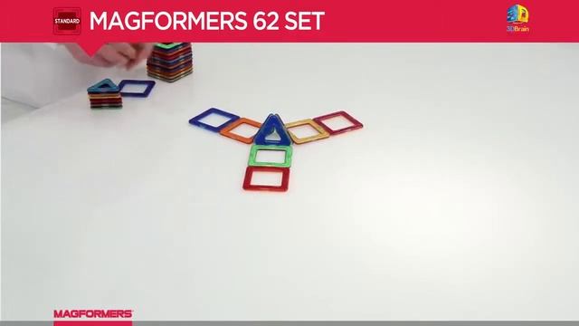 Магнитный конструктор Magformers купить Базовый набор 62 элемента смотреть онлайн