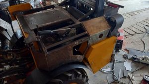 Капот на самодельный мини  погрузчик