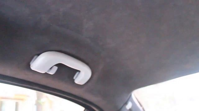 Перетяжка потолка алькантарой от Opel Vectra OPC
