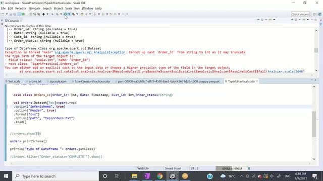 (19) - Spark Structured API : Hands On смотреть онлайн
