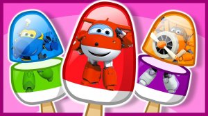 Мультик про Супер Крылья. Учим цвета. Мороженое. Learn Colors. Super Wings.