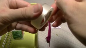 Хранение мулине. Маркировка пластиковых бобинок (шпулей) для мулине.