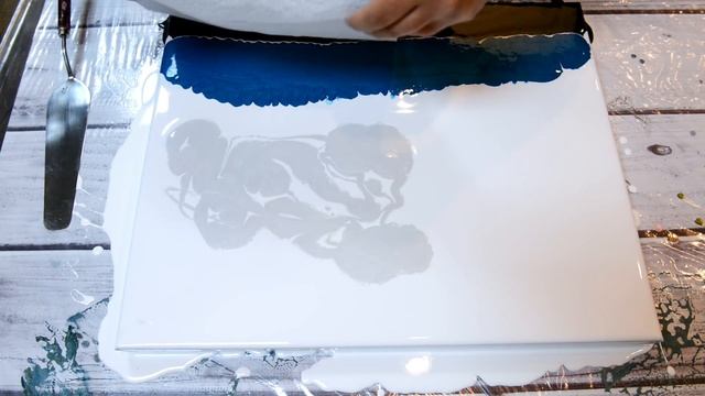 (54) BEST OCEAN WAVE Acrylic Pour EVER!!! смотреть онлайн