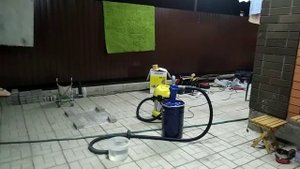 Karher WD 3 PREMIUM+циклон от Сергея+сбор воды из ведра. Часть 1