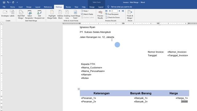 Membuat Surat Massal dengan Mail Merge di Microsoft Excel dan Word смотреть онлайн