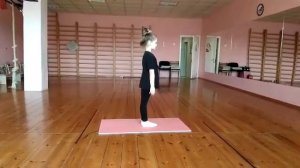 2020 Тренировка на дистанционке  Спортивная аэробика Новосибирск Мелентьева Татьяна