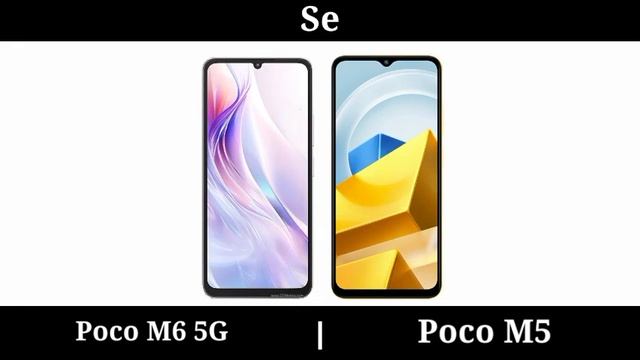 Xiaomi Poco M6 5G vs Xiaomi Poco M5 || poco m5 vs poco m6