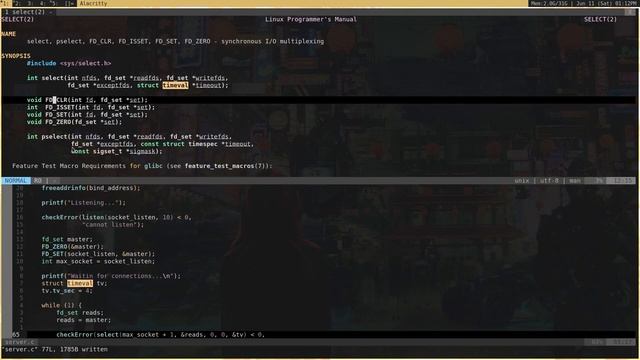 Unix TCP Chat Room in C | pt.1 The Server смотреть онлайн