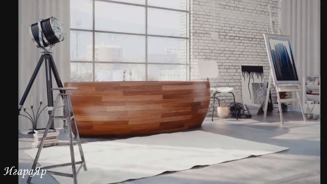 Ванны из дерева современные, стильные, необычные. BATH DESIGN OF WOOD смотреть онлайн