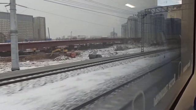 "Поездка по МЦК" От Владыкино до Ботанического сада! На электропоезде "Ласточка" ЭС2Г-068. смотреть онлайн