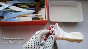 Кусачки для стеклянной мозаики дисковые. Постановка руки.