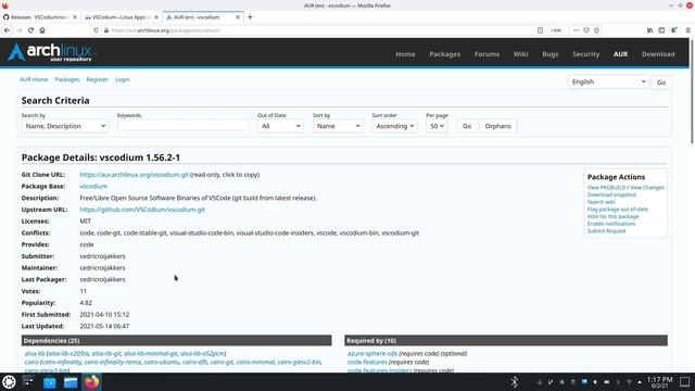 Awesome Linux Tools - VSCodium