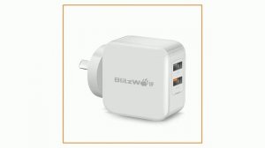 BlitzWolf® BW-S6 QC 3.0+2.4A 30W Dual USB Charger AU Adapter for iphone 8 8 Plus iphone X Xiaomi  .