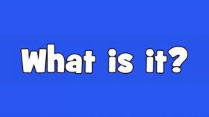 What is it? School objects game