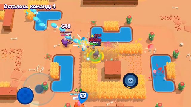 Играем в brawl stars в ограбление и столкновение.за булакольта и Рико.