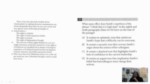2021 PSAT Review - Critical Reading