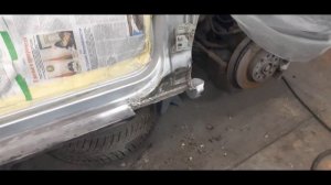 VW Jetta 5. Часть №7, замена порогов.