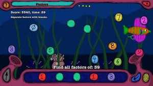 Jumblee Math - The undersea math game - iOS App Preview