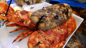 Японская уличная еда - Омар суши Япония морепродукты