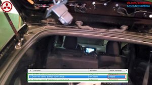 Установка штатной камеры заднего вида на Mitsubishi Outlander 3
