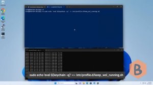 How to Keep WSL 2 Running Even with no Consoles Open or Terminal Closed