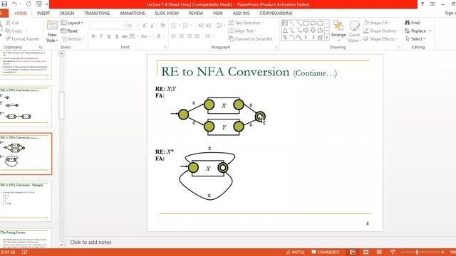 Regular Expression to Non-deterministic automata (RE to NFA) смотреть онлайн