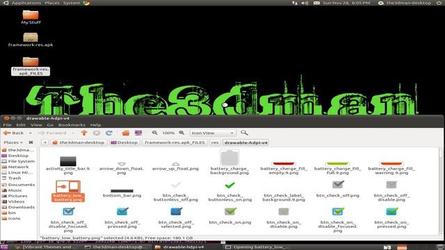 Editing images in an Android .apk file (Ubuntu) смотреть онлайн