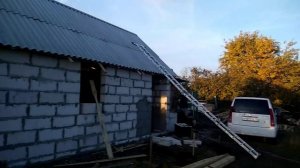 САРАЙ ИЗ ПЕНОБЛОКОВ. Своими руками