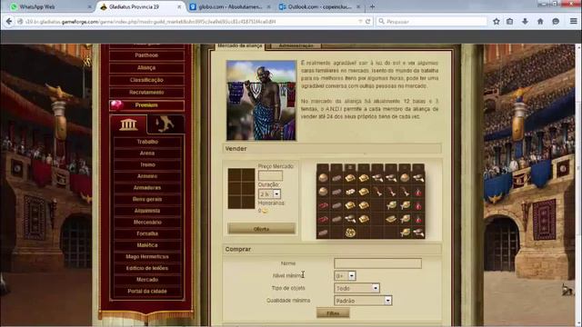 Como fazer Paconte de ouro no GLADIATUS смотреть онлайн