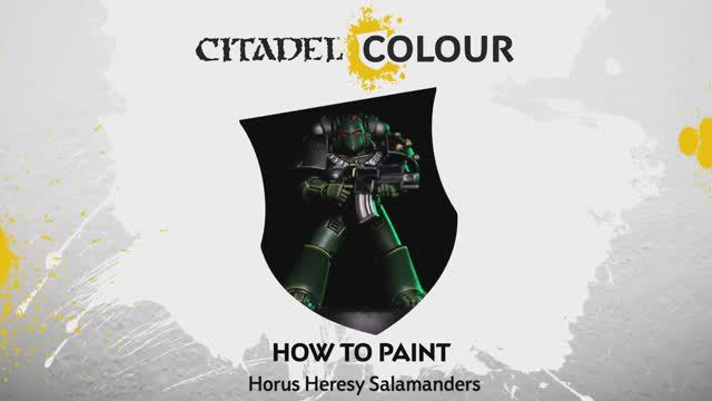 Warhammer 40000 How to Paint - Horus Heresy Salamanders