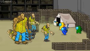어몽어스 VS scp3008 30화 AMONG US ANIMATION 30