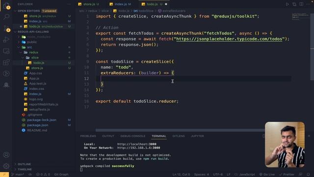 How to make API call in React Redux Toolkit | React Redux Tutorial смотреть онлайн