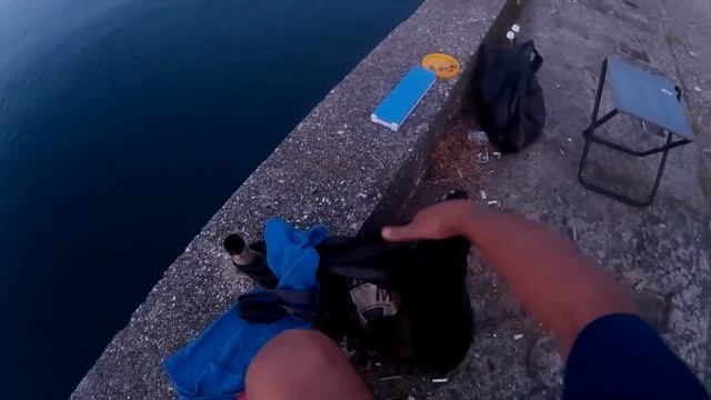 морская рыбалка с пирса для новичков (Абхазия) смотреть онлайн