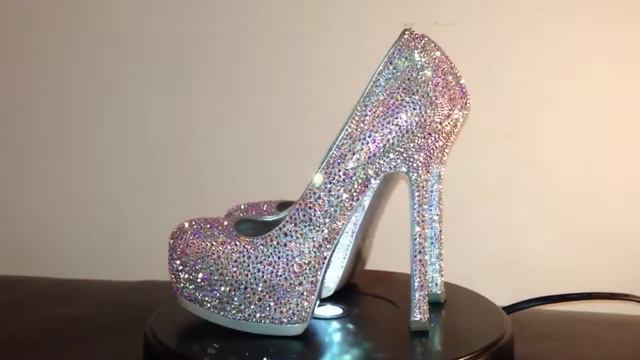 YSL tribtoo custom strassed Swarovski crystal AB смотреть онлайн