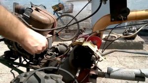 Переделка мотоблока . Устанавливаим КПП мт