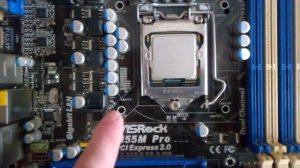 Материнская плата под две системы охлаждения процессора ASRock H55M Pro