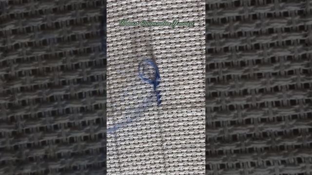 Начала новый процесс. Вышивка крестиком