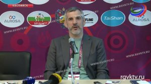 Пресс-конференция трехкратного чемпиона олимпийских игр по вольной борьбе Бувайсара Сайтиевав