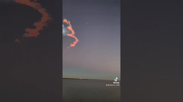 Falcon Heavy Launch, January 15,2023 first clip was take off, second clip were the boosters landing