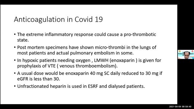CPD Programme on Medical Management of COVID 19 смотреть онлайн